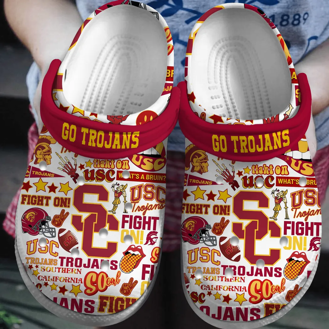 USC Trojans NCAA Sport Crocs Clogs