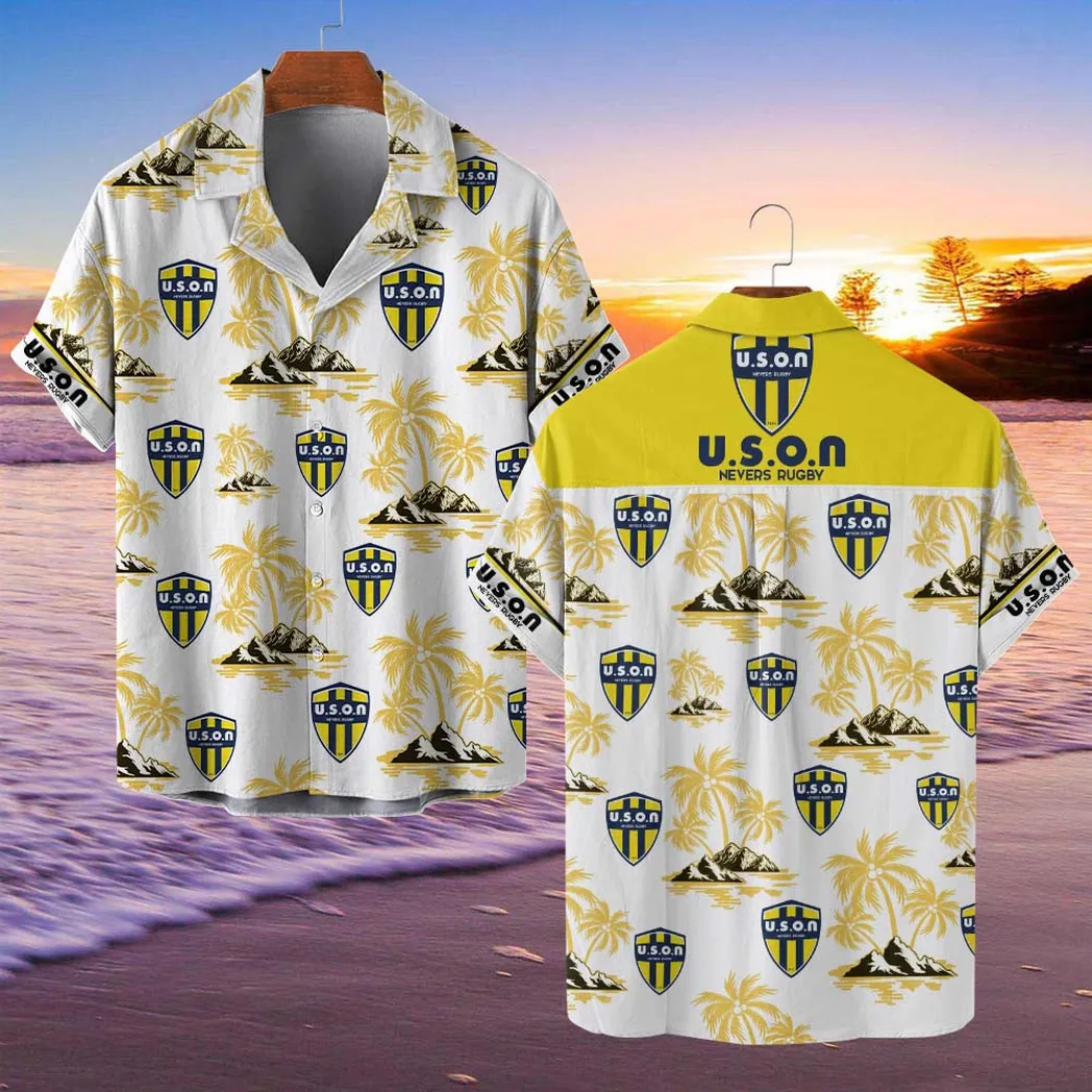 USON Nevers Hawaiian Shirt Style Classic Oversized Hawaiian, Unisex Hawaiian Shirt Trending Summer