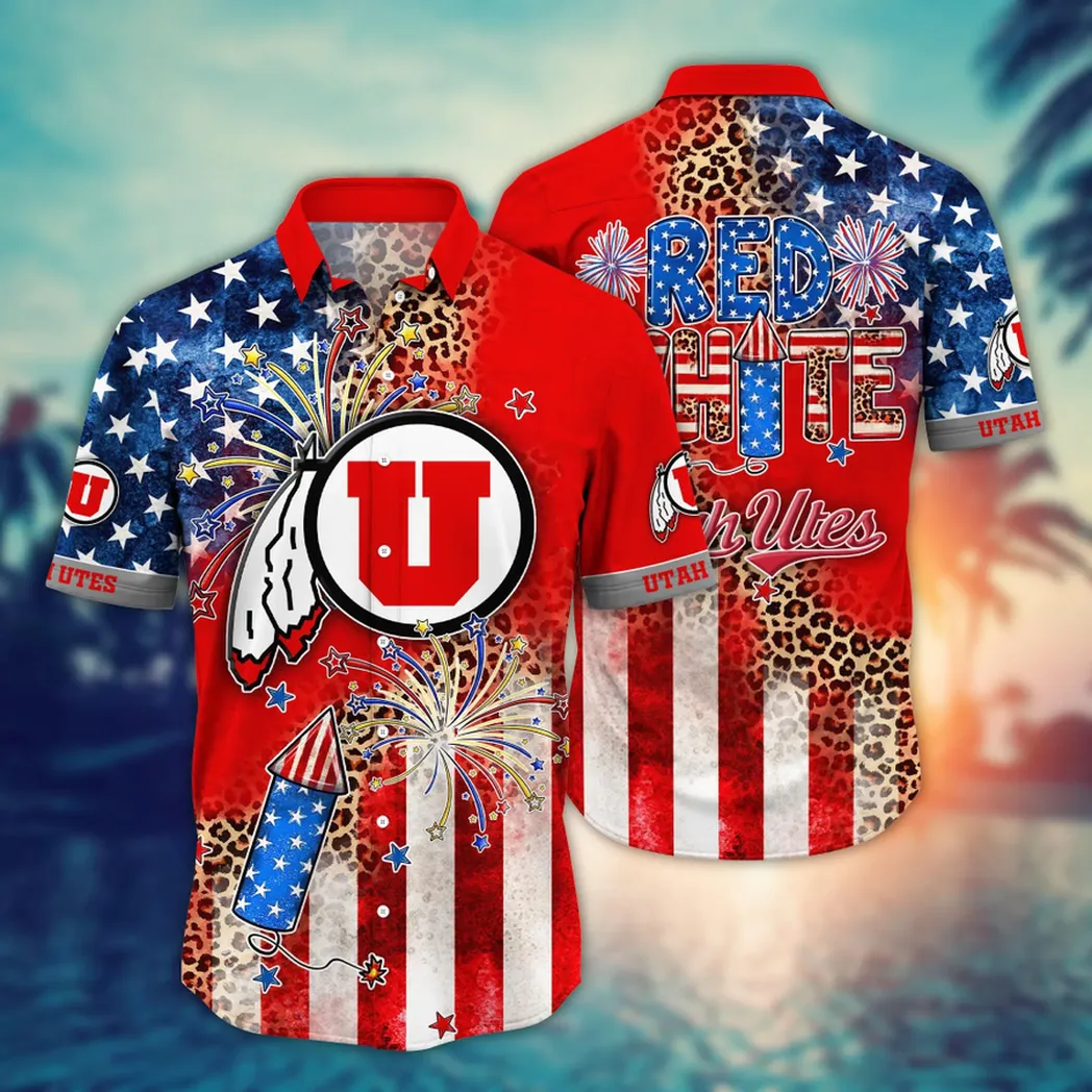 Utah Utes NCAA Aloha Hawaiian Shirt, Summer VPHWA2451153458