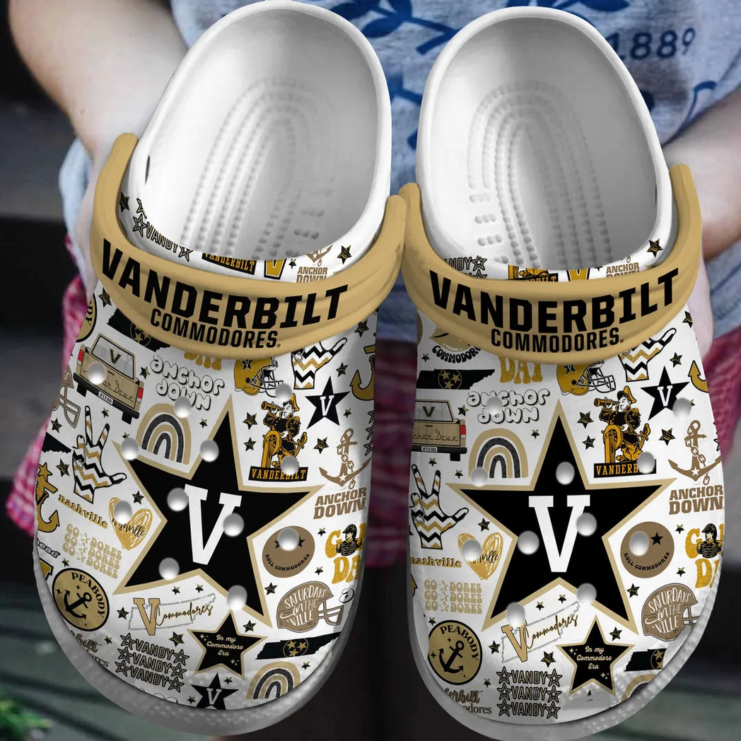 Vanderbilt Commodores NCAA Sport Crocs Clogs