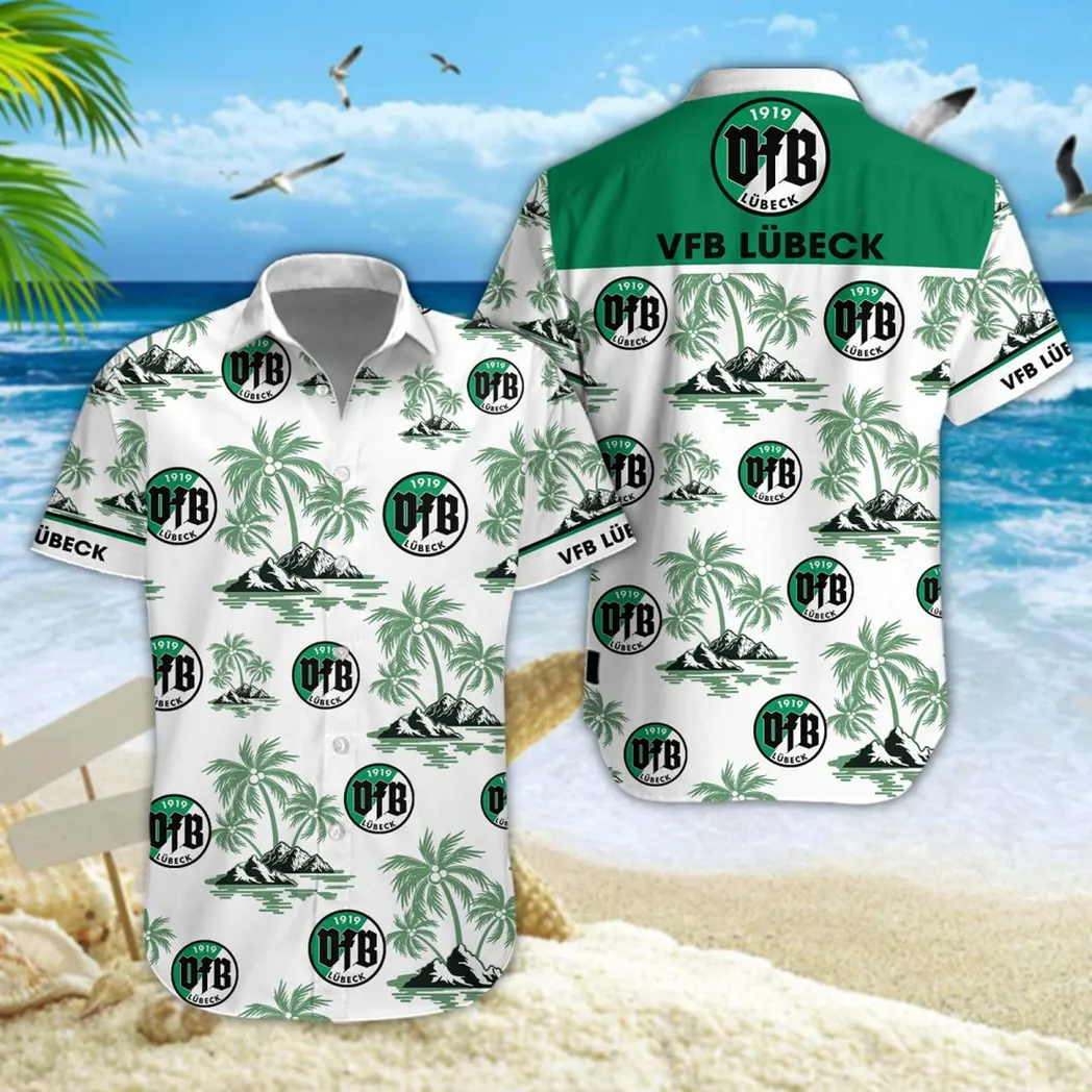 VfB Lubeck Hawaiian Shirt Style Classic Oversized Hawaiian, Unisex Hawaiian Shirt