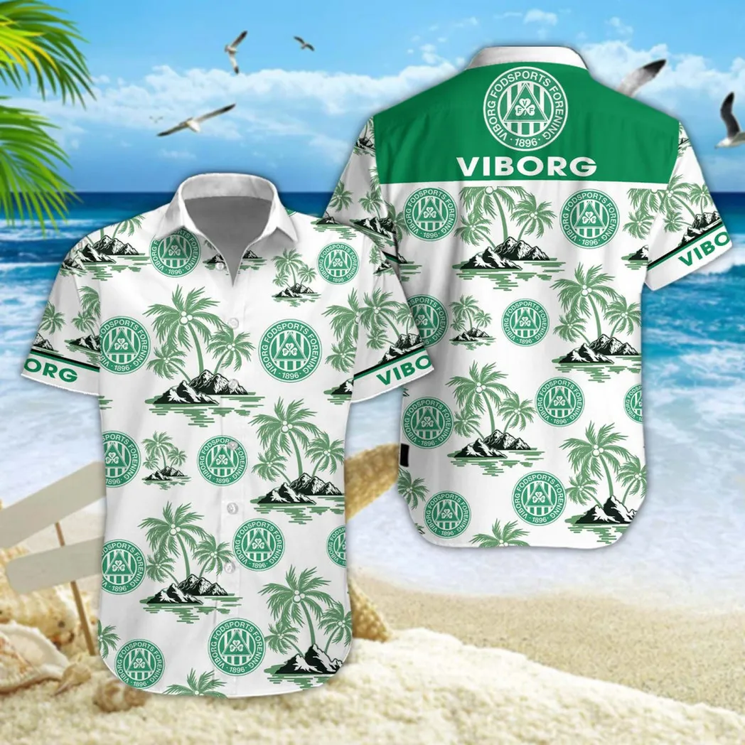 Viborg FF Hawaiian Shirt Style Classic Oversized Hawaiian, Unisex Hawaiian Shirt Trending Summer