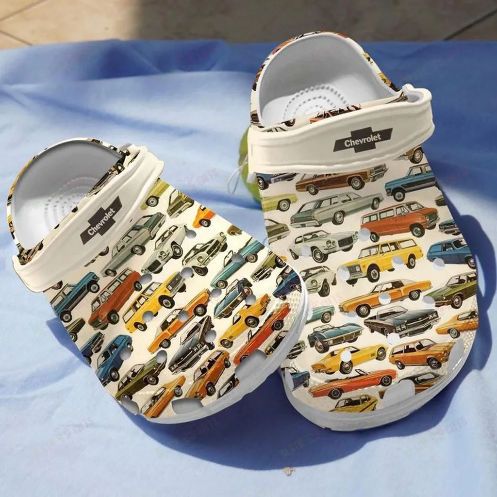 Vintage Car Collection Crocs Classic Clogs