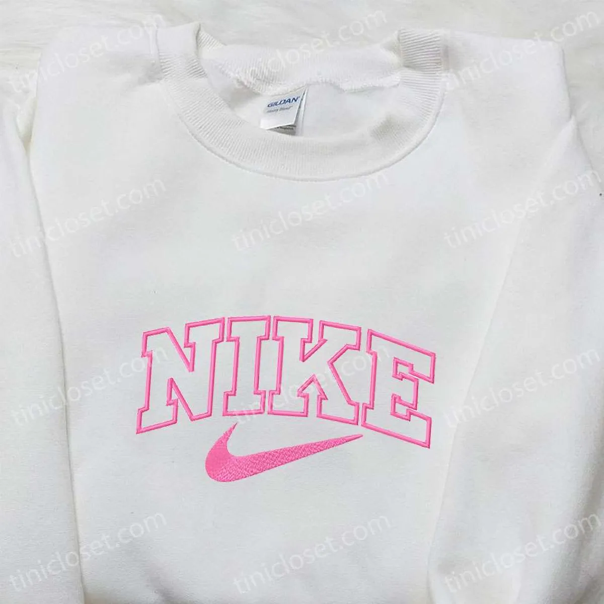 Vintage Classic Nike Embroidered Shirt, Nike Inspired Embroidered Shirt, Best Birthday Gift Ideas