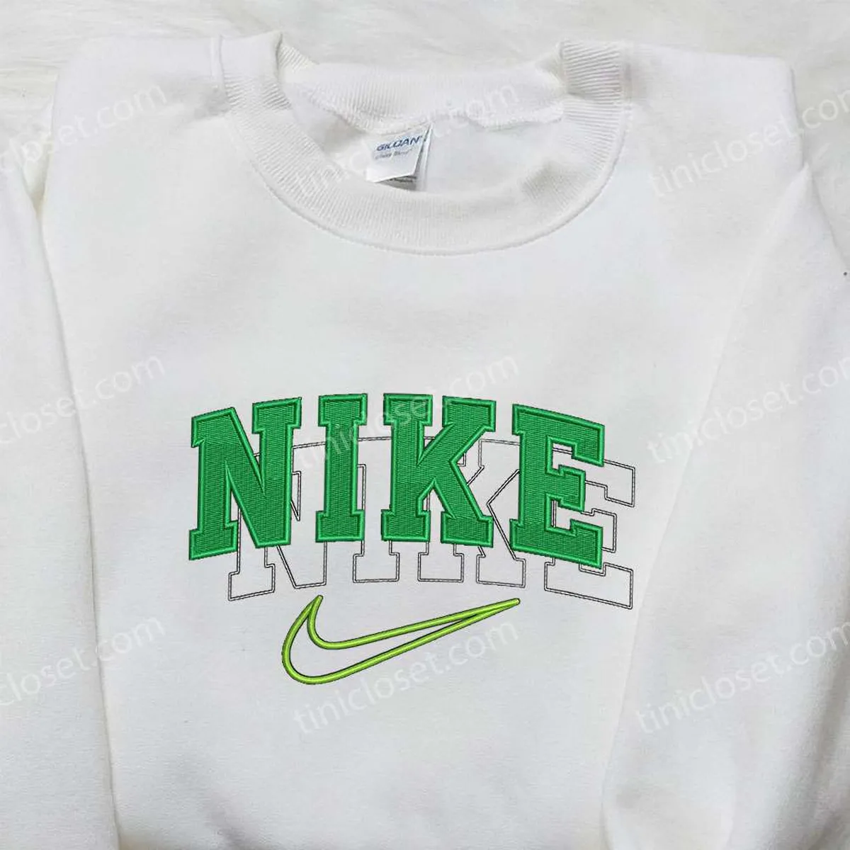 Vintage Nike Embroidered Sweatshirt, Nike Inspired Embroidered Shirt, Best Birthday Gift Ideas