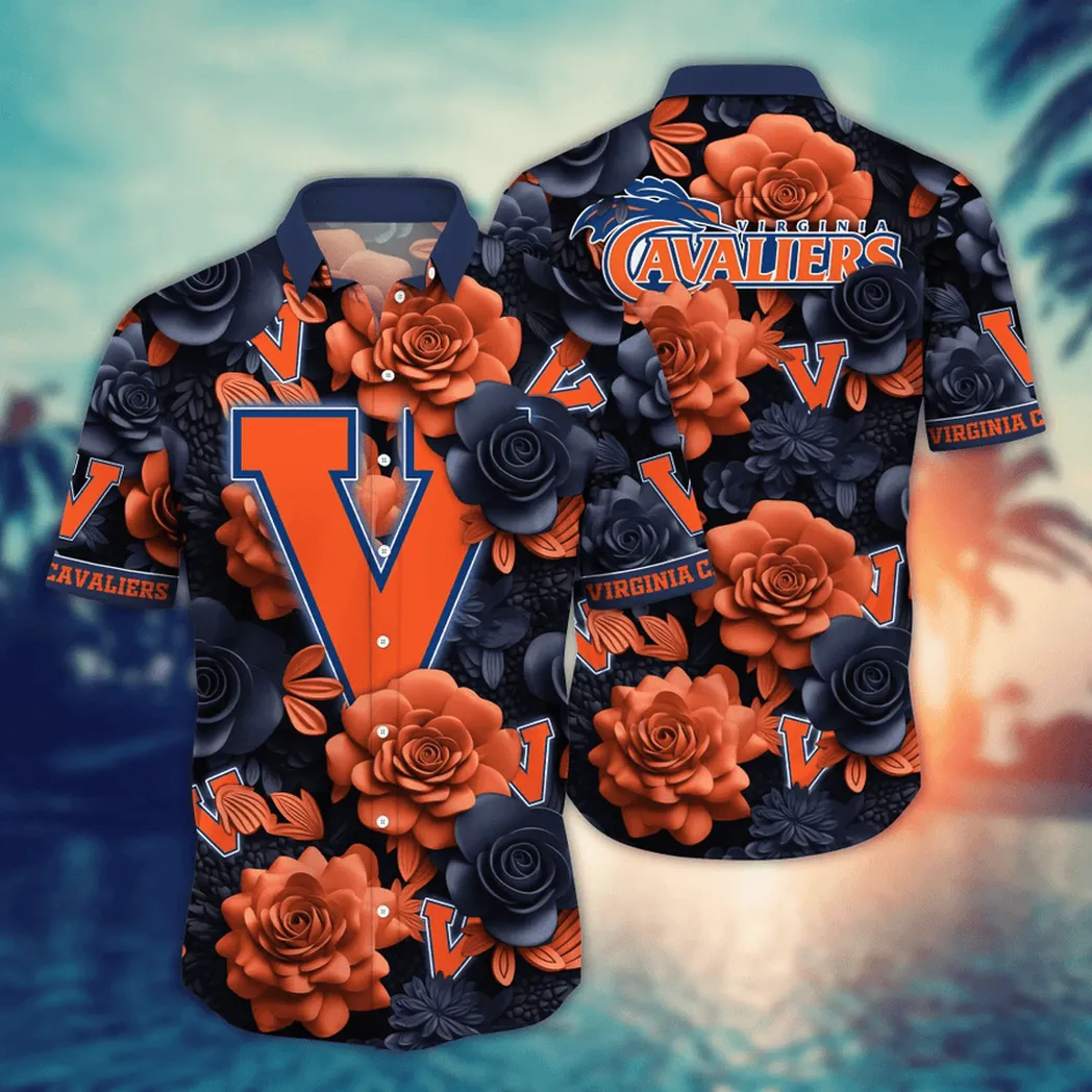 Virginia Cavaliers NCAA Flower Aloha Hawaiian Shirt, Summer Football Shirts VPHWA2451153937