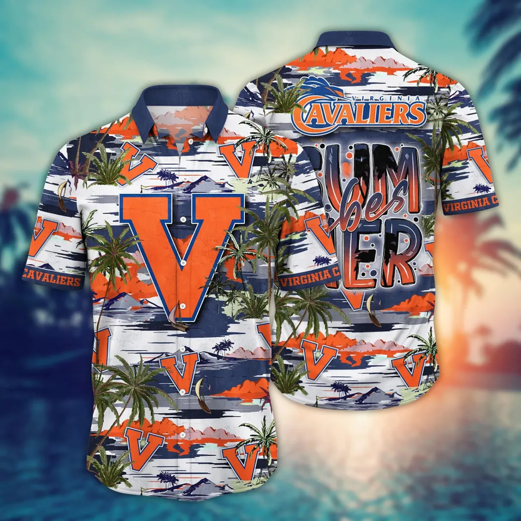 Virginia Cavaliers NCAA Flower Aloha Hawaiian Shirt, Summer Football Shirts VPHWA2451153978