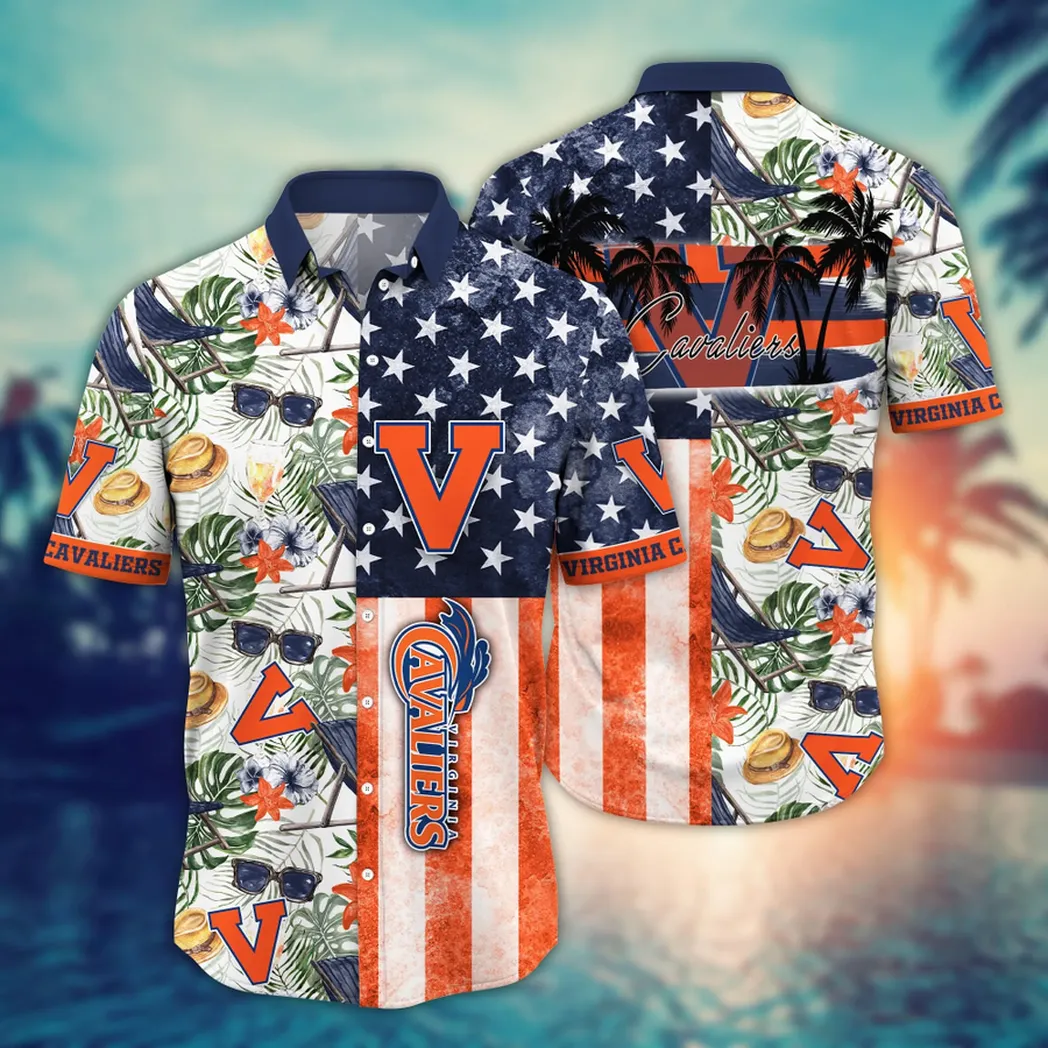 Virginia Cavaliers NCAA Flower Aloha Hawaiian Shirt, Summer Football Shirts VPHWA2451154098