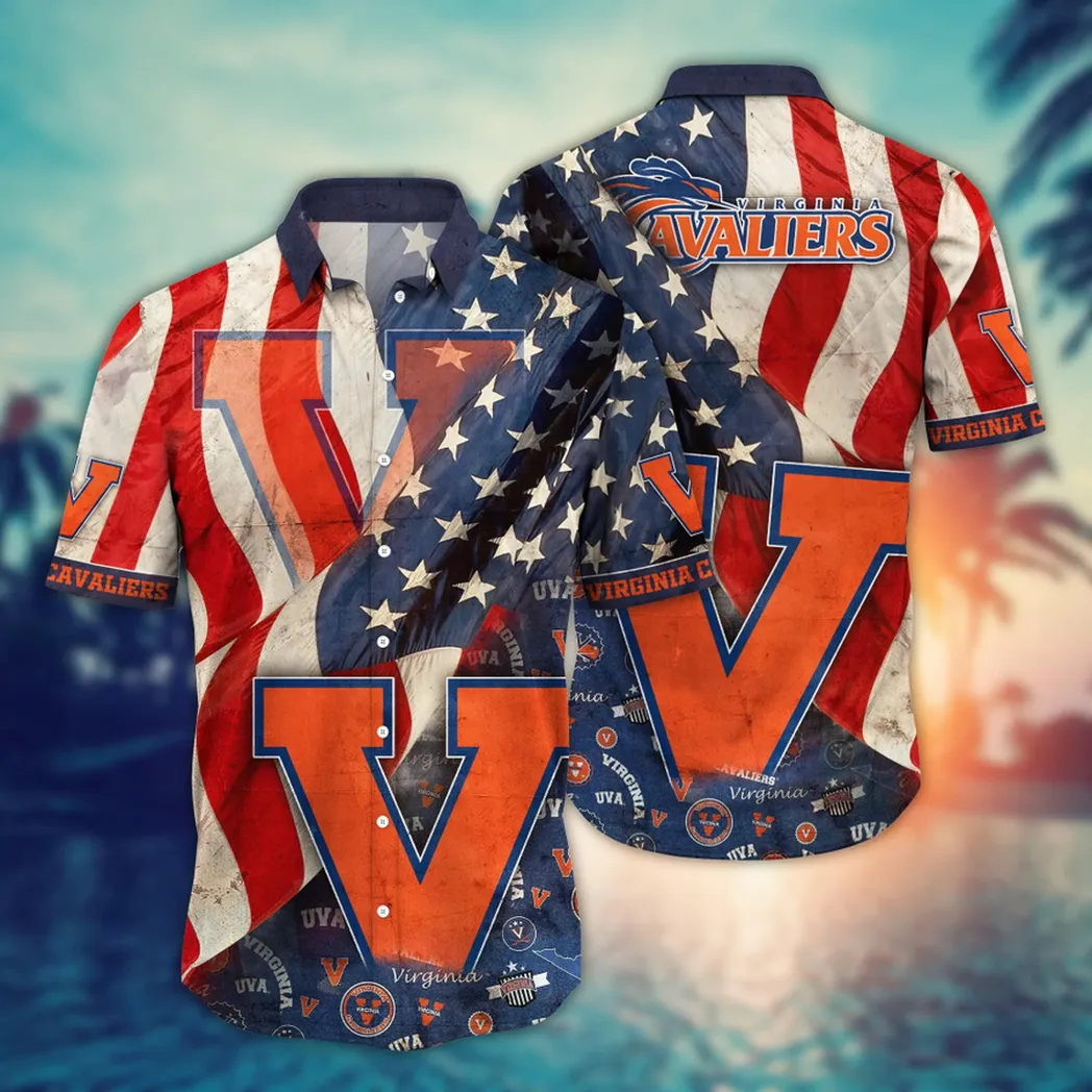 Virginia Cavaliers NCAA Flower Aloha Hawaiian Shirt, Summer Football Shirts VPHWA2451154134