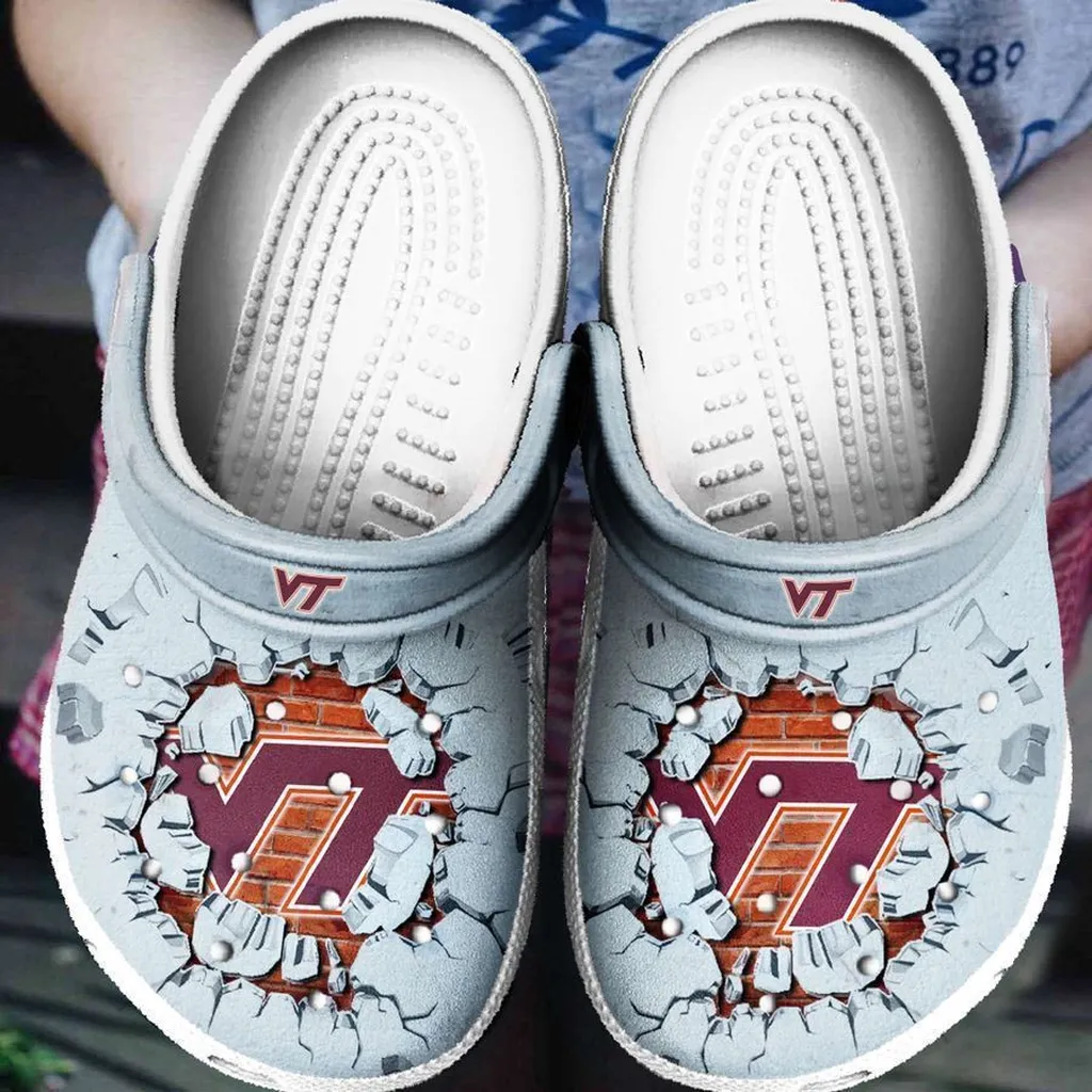 Virginia Tech Hokies Tide Crocs Clog