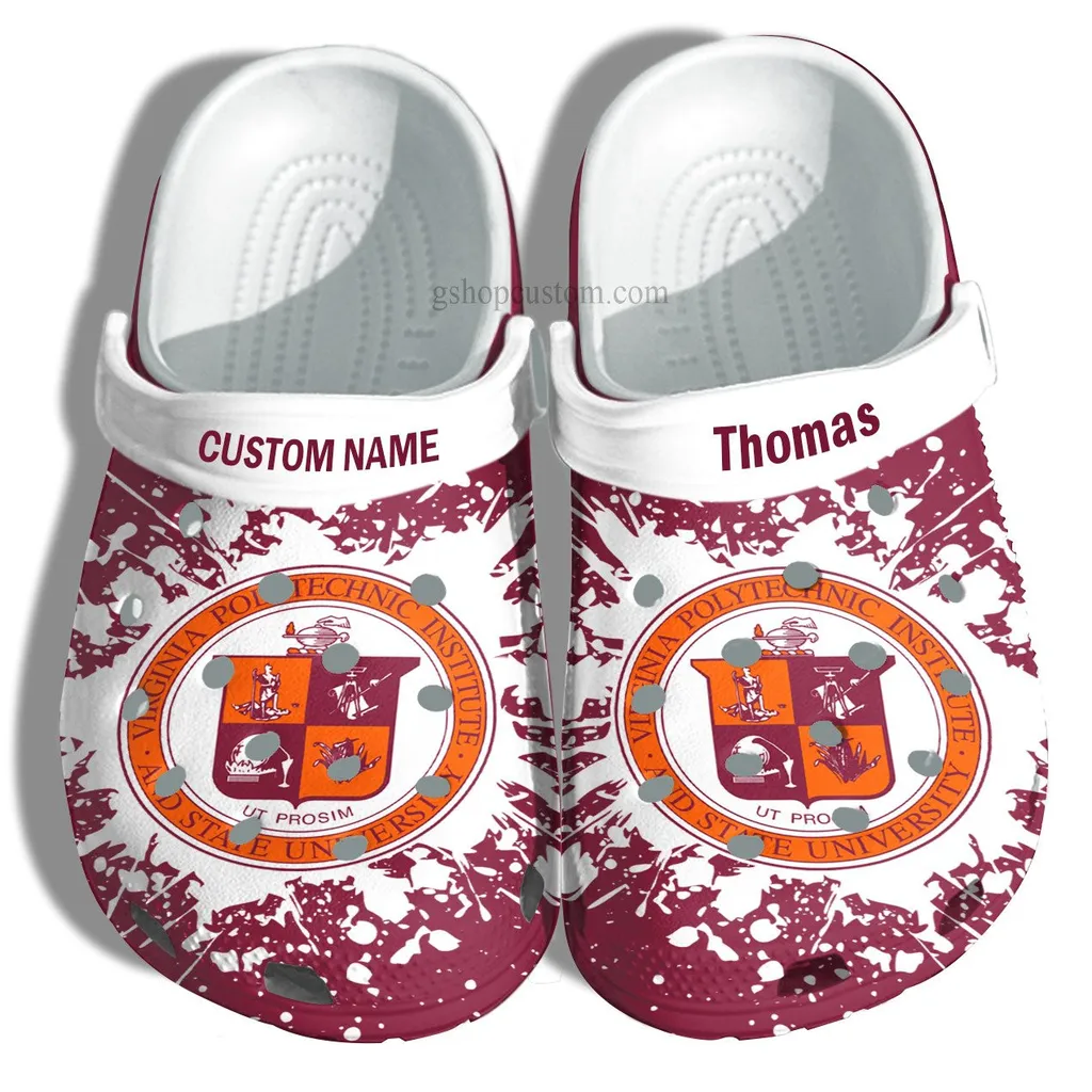 Virginia Tech University Graduation Gifts Croc