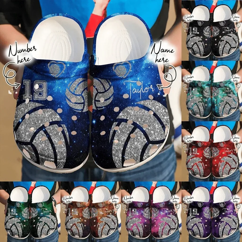 Volleyball Crocs - Personalized Volleyball Lovers Clogs