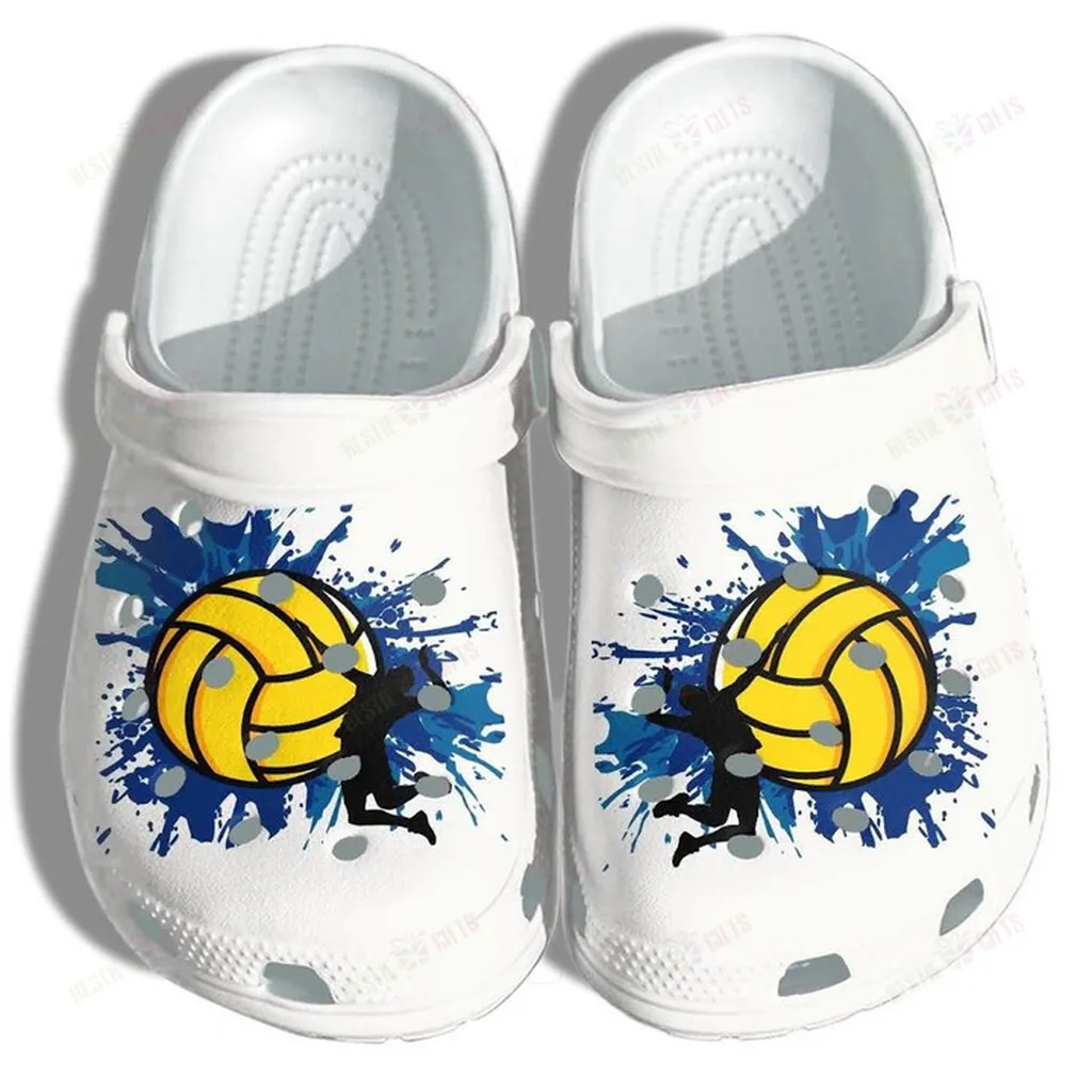 Volleyball Sports Volleyball Beach Crocs Classic Clogs