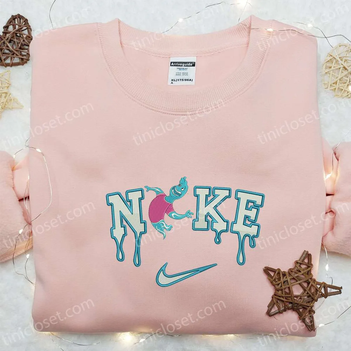 Wade x Nike Embroidered Shirt, Disney Elemental Embroidered Hoodie, Nike Inspired Embroidered Sweatshirt