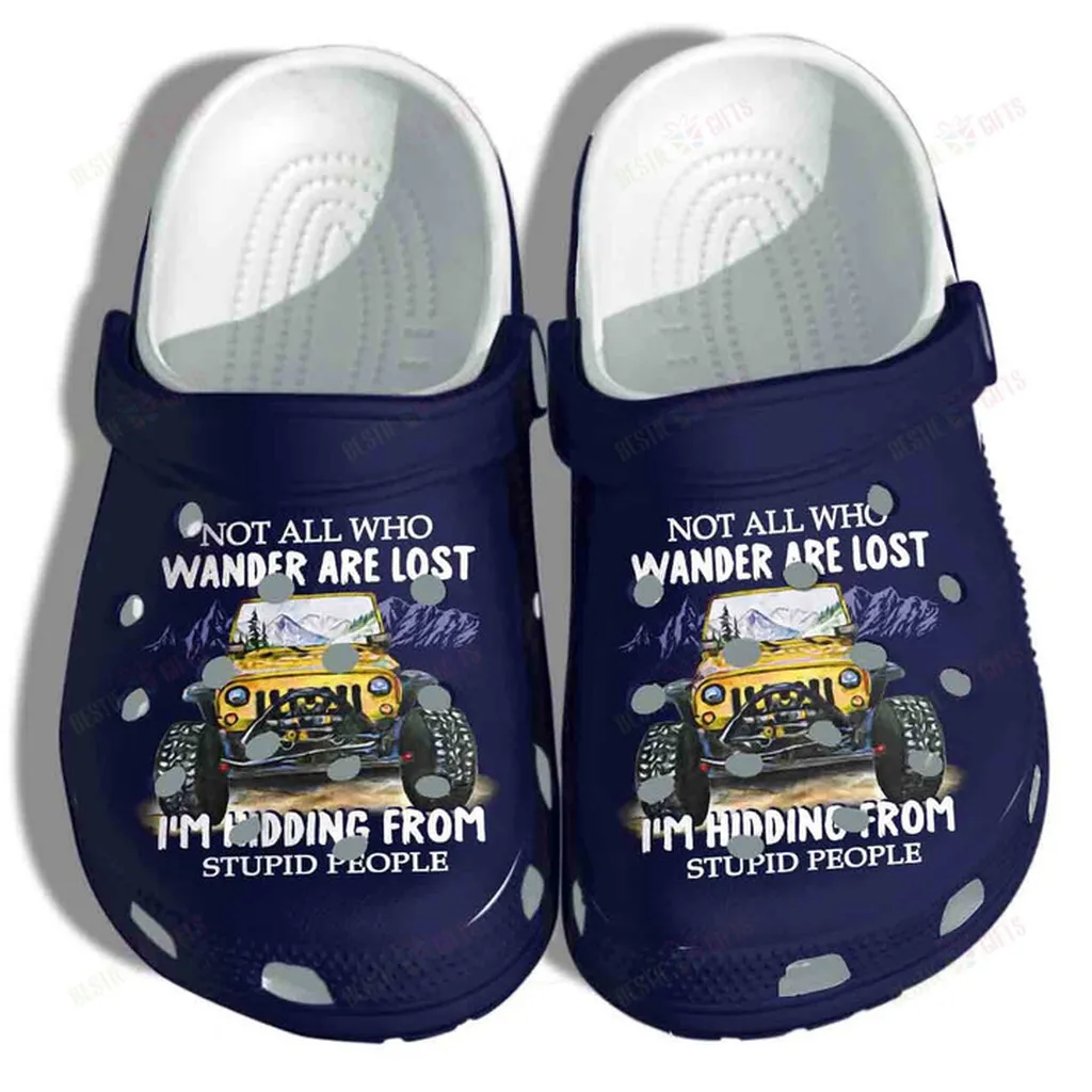 Wander Are Lost Wander Car Crocs Classic Clogs