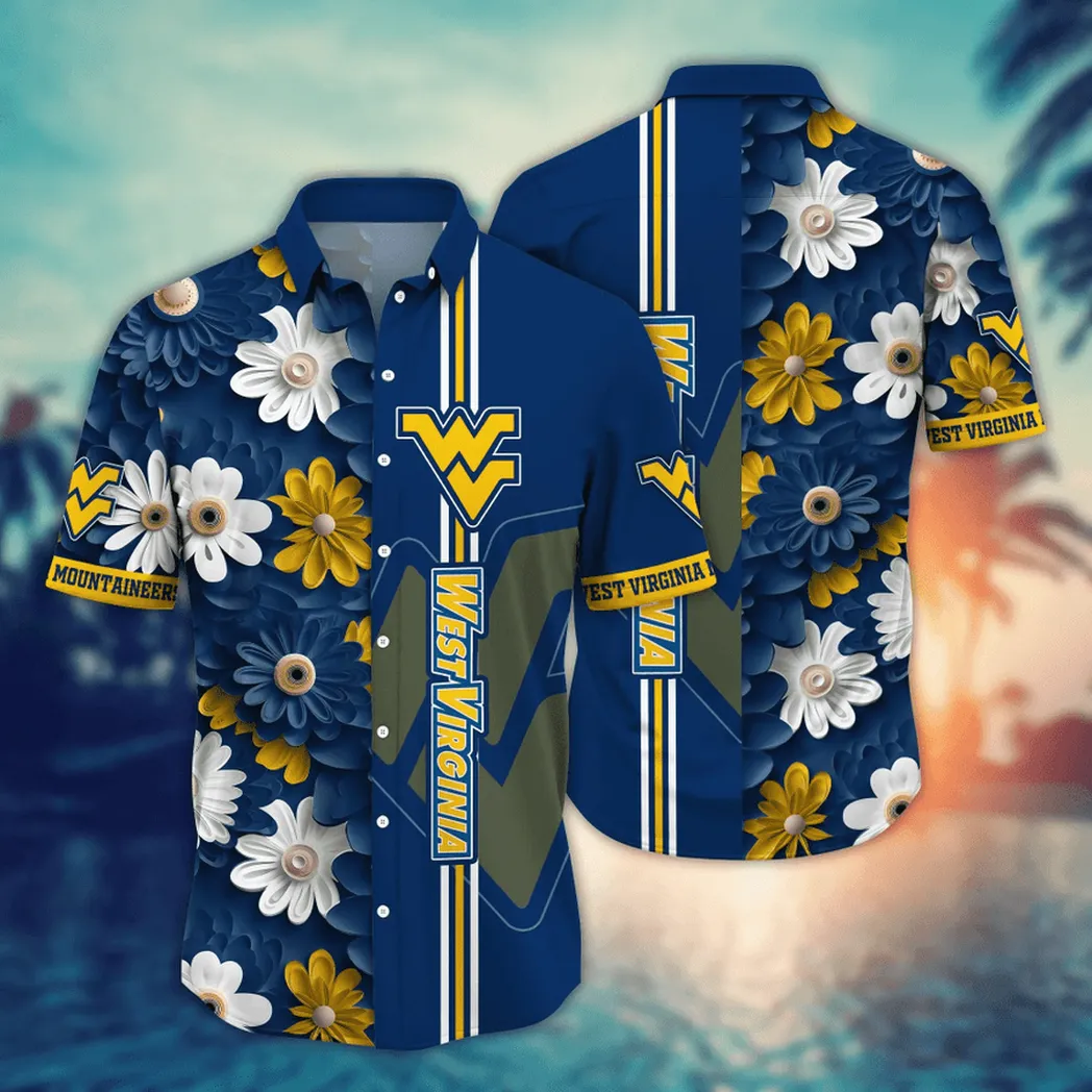 West Virginia Mountaineers, Style Hot Trending Summer NCAA Flower Aloha Hawaiian Shirt, Summer Football Shirts VPHWA2451155195