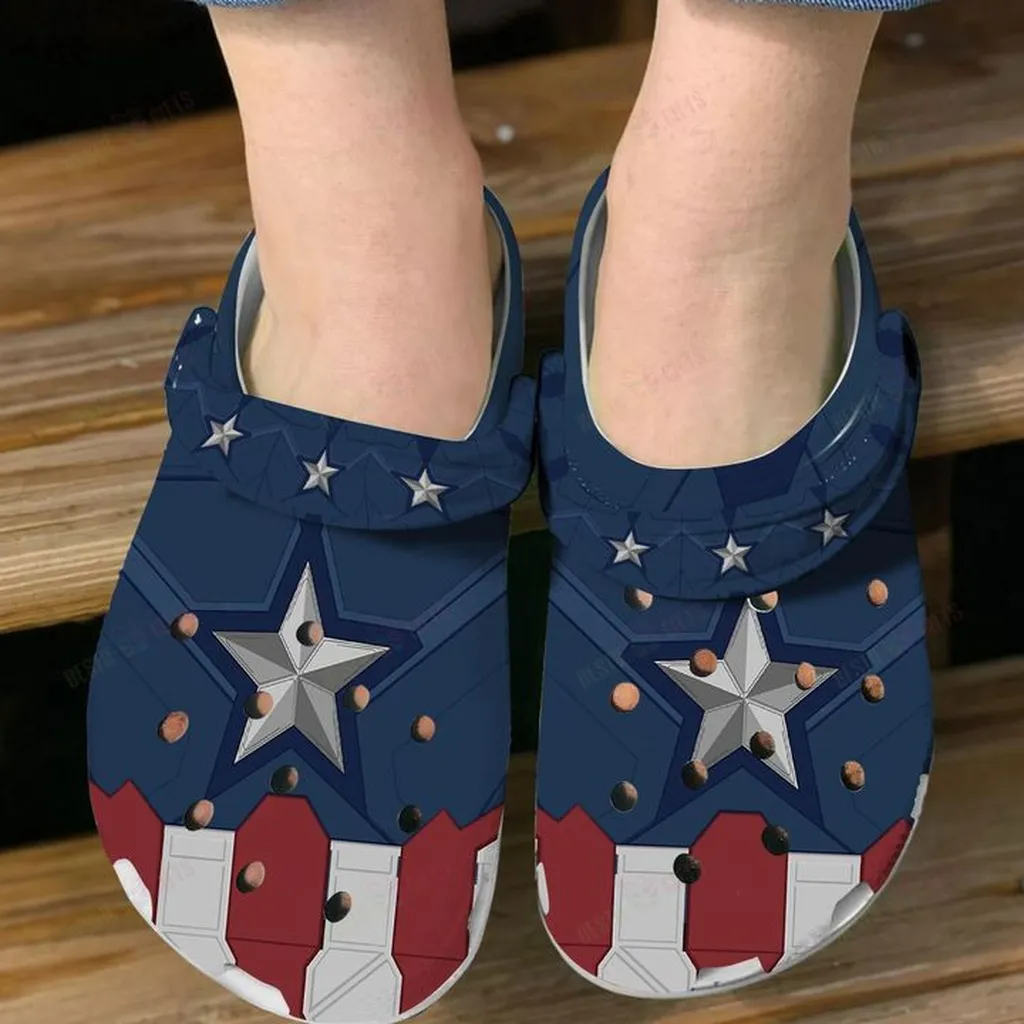 Winter Soldier Crocs, Personalized Crocs Classic Clogs