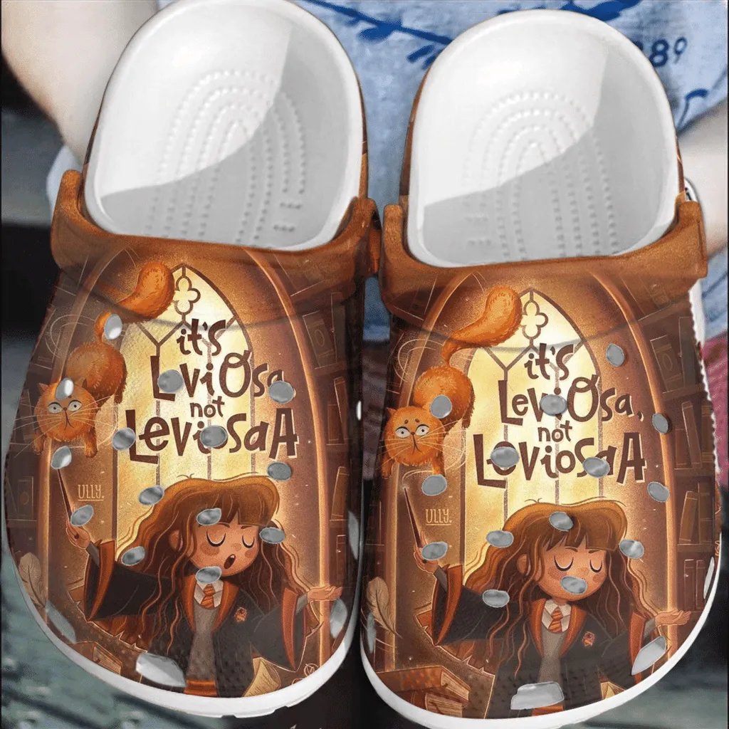 Witch Girl Magical School Gift For Lover Rubber Crocs Clog