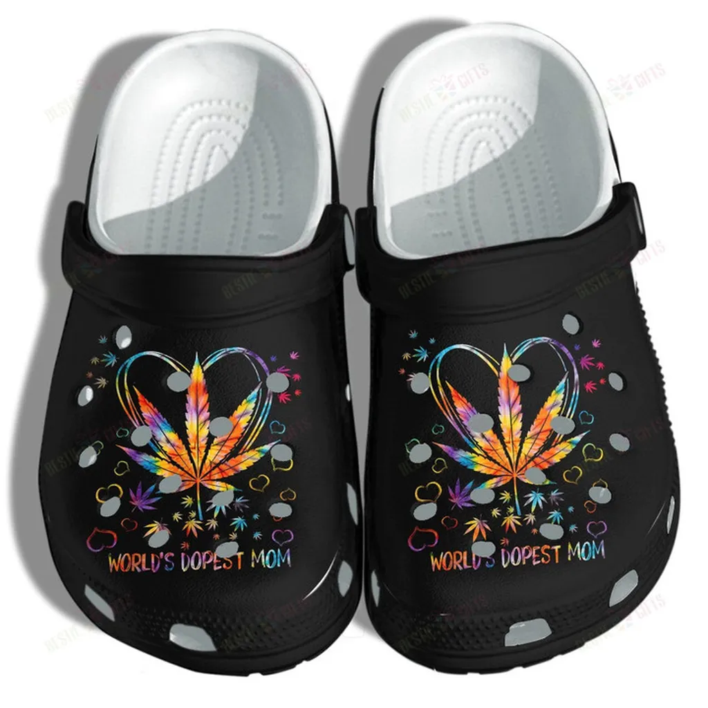 Woman Worlds Dopest Mom But Have Big Love Crocs Classic Clogs