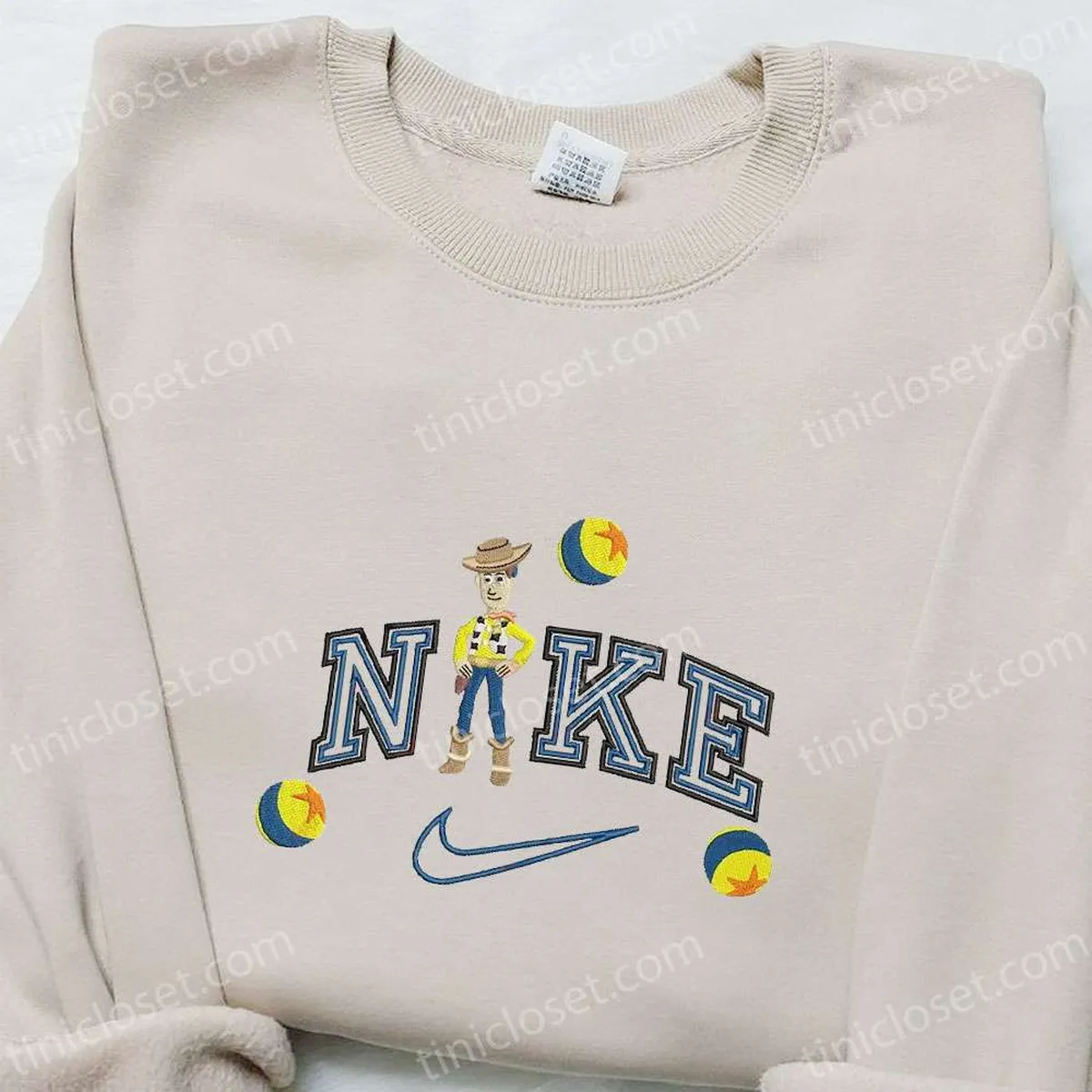 Woody x Nike Disney Embroidered Sweatshirt, Disney Characters Embroidered T-shirt, Best Gift Ideas for Family