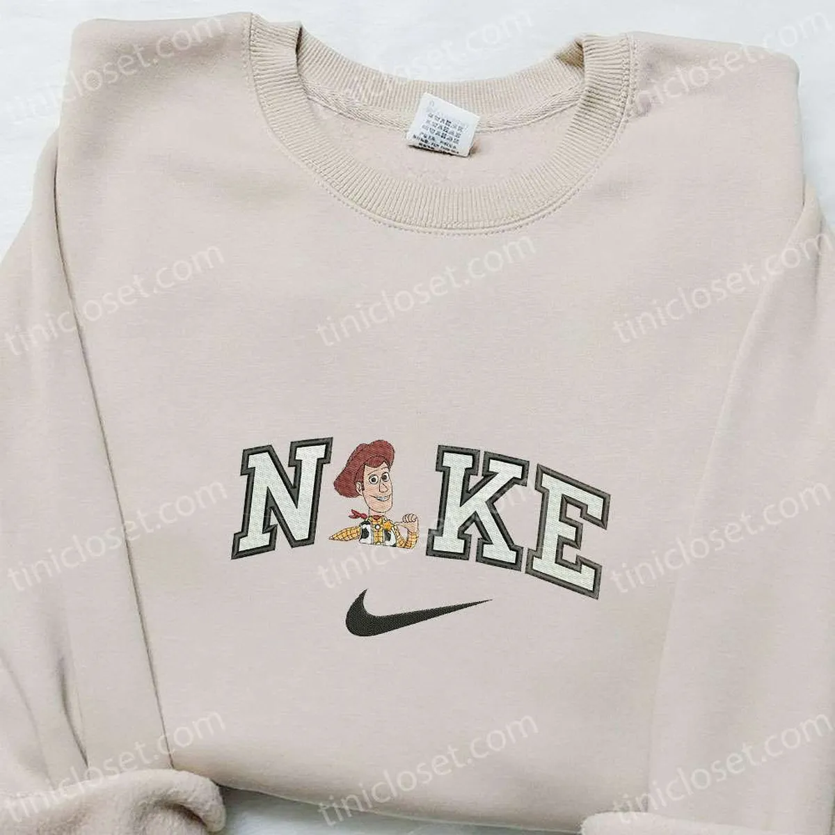 Woody x Nike Embroidered Shirt, Disney Toys Story Embroidered Hoodie, Best Gift Ideas For Family