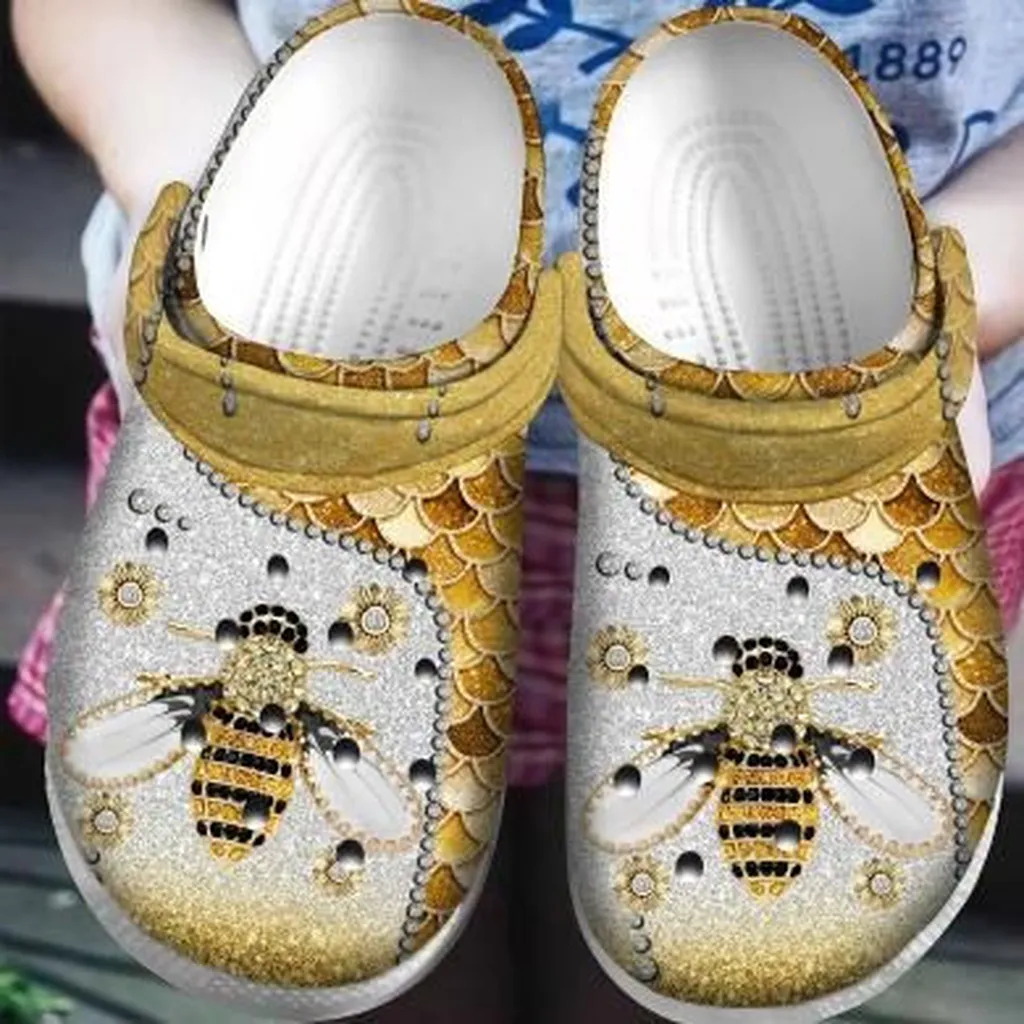 Yellow Bee Crocs