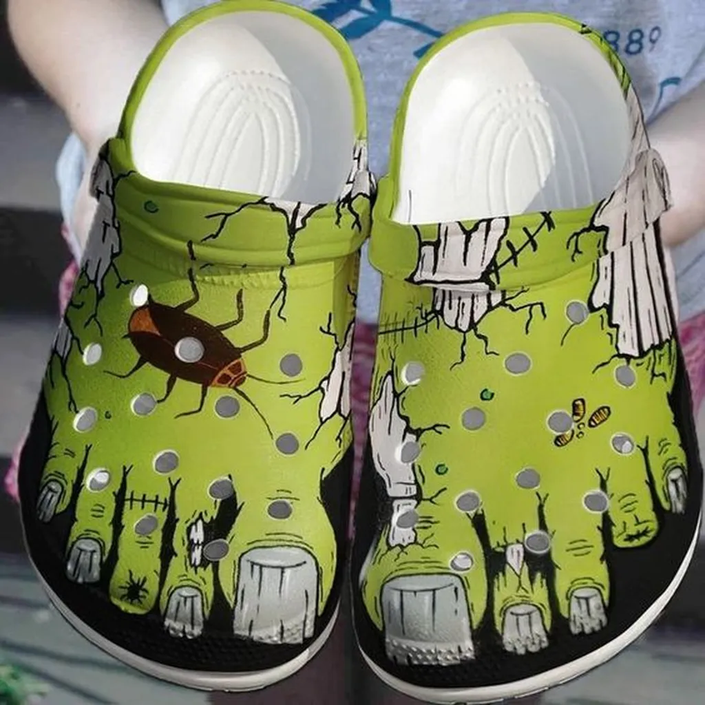 Zombie Feet For Mens And Womens Classic Water Rubber Crocs Clog