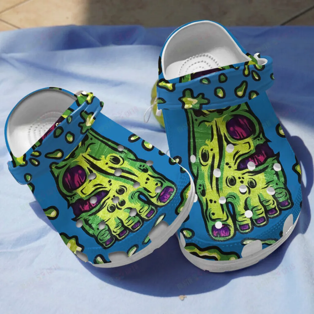 Zombie Foot Crocs Classic Clogs