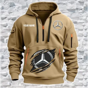 Personalized Marcedes-Benz Hoodie Half Zipper HZH24615183