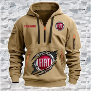 Personalized Fiat Hoodie Half Zipper HZH24615191