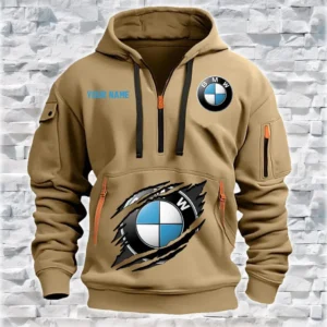 Personalized BMW Hoodie Half Zipper HZH24615194