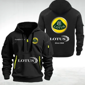 Lotus Hoodie Half Zipper HZH24615303