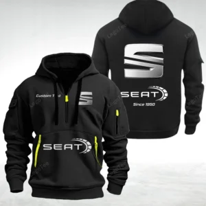 Seat Hoodie Half Zipper HZH24615318