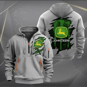 John Deere Hoodie Half Zipper HZH24615395