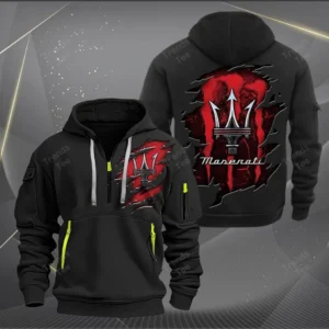 Maserati Hoodie Half Zipper HZH24615423