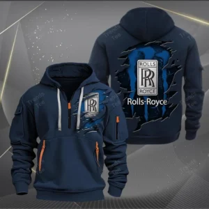 Rolls Royce Hoodie Half Zipper HZH24615439