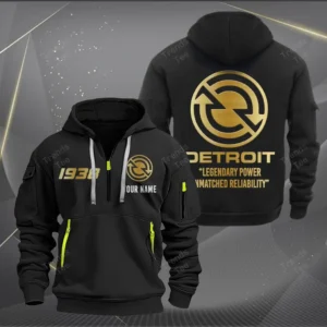 Detroit Diesel Hoodie Half Zipper HZH24615462