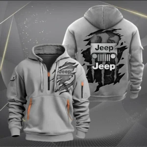 Jeep Hoodie Half Zipper HZH24615489