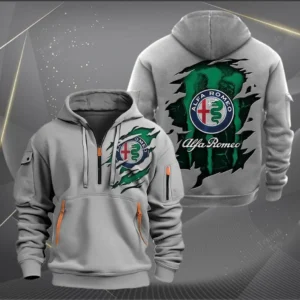 Alfa Romeo Hoodie Half Zipper HZH24615504