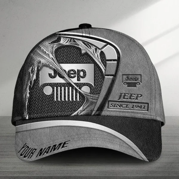 Jeep Classic Cap, Customized Name Hat All Over Print