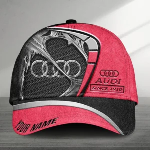 Audi Baseball Cap, Customized Name Hat All Over Print