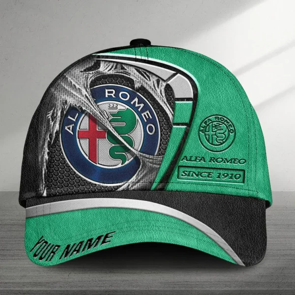 Alfa Romeo Classic Cap, All-Over Printed Customized Hat for Car Lovers