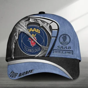 Saab Cap for Car Lovers, All-Over Printed Customized Hat