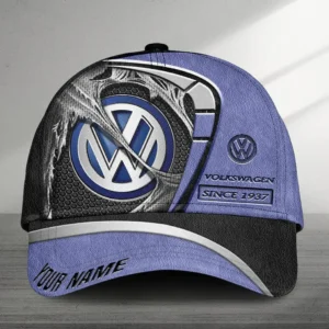 Volkswagen Black Cap, All-Over Printed Customized Hat VPCP2461152085