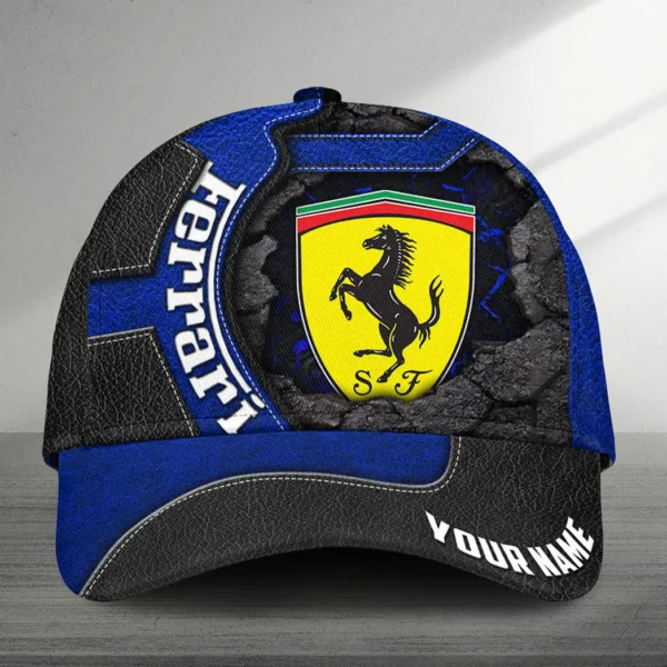 Ferrari Classic Cap, All-Over Printed Customized Hat for Car Lovers