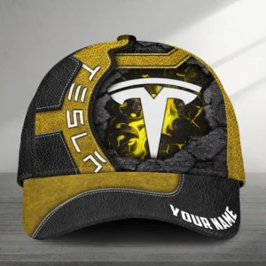 Tesla Black Cap, Hat All Over Print