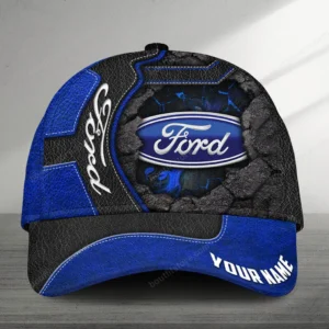 Ford Black Cap, Personalized Hat All Over Printed VPCP2461152188