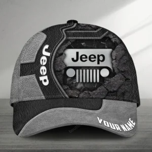 Jeep Kid Size Black Cap, Customized Name Hat All Over Print