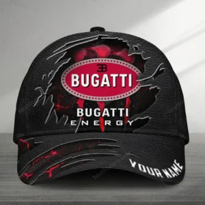 Bugatti Baseball Cap, Customized Name Hat All Over Print