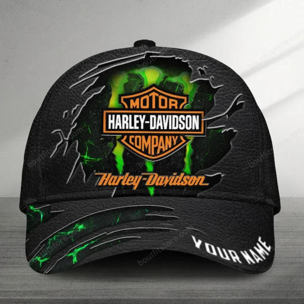 Harley Davidson Baseball Cap, Hat All Over Print